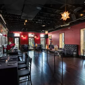 Private event space at El Big Bad Houston party room