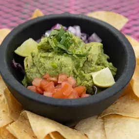 Guacamole and Chips at El Big Bad Latin Restaurant