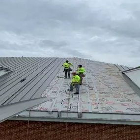 High Tek Roofing's team at work