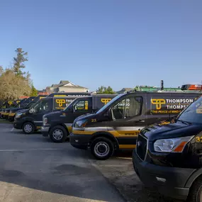 Thompson & Thompson Service Group work vans