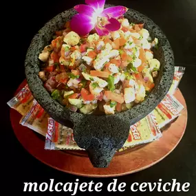 El Tesoro Mazatlan- molcajete de ceviche