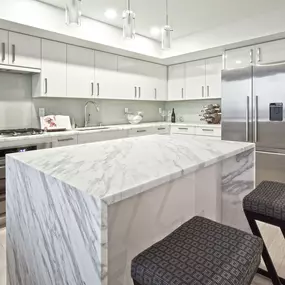 Kitchen with White Cabinetry