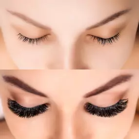 Luxurious mega volume lashes for an ultra-glamorous, bold look. Book Now