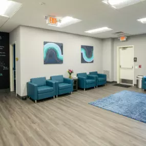 STR Behavioral Health Lancaster: The lounge area at our mental health and addiction outpatient treatment center.
