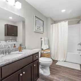 Second Bathroom with Full-Sized Laundry Hookups