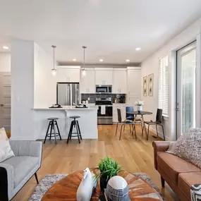 Living Room and Kitchen