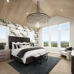 Luxurious primary bedroom suites