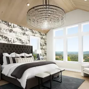 Luxurious primary bedroom suites