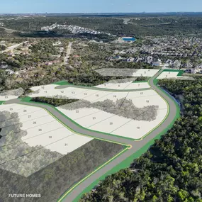 Stunning home sites with Texas Hill Country views and spacious backyards