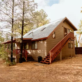 Cabin #12 is one of the most popular cabins for families and groups at Northwoods Cabins, featuring 4 bedrooms, 3 bathrooms, and even a sleeper sofa for extra guests!