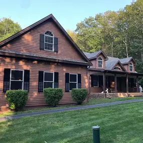 We painted the exterior of this home in Georgetown.