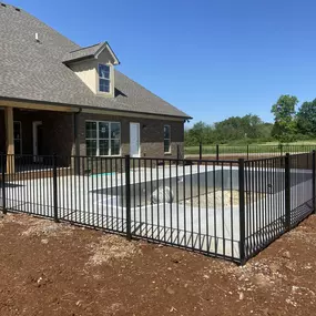 Residential aluminum fence