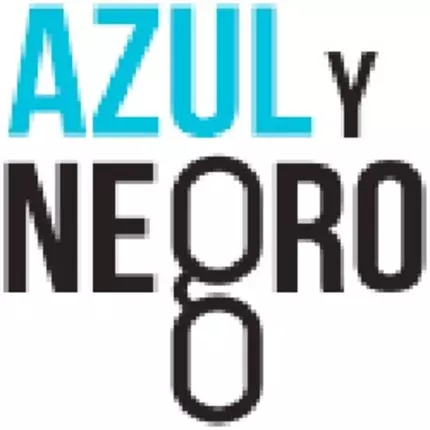 Logo van Óptica Azul y Negro