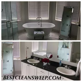 Our professional cleaning services will leave your bathroom perfectly fresh and clean!