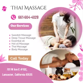 Massage techniques are commonly applied with hands, fingers, 
elbows, knees, forearms, feet, or a device. 
The purpose of massage is generally for the treatment of 
body stress or pain.