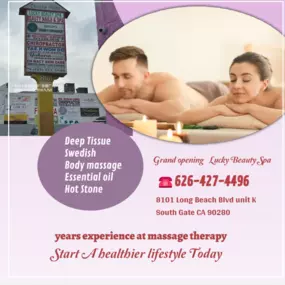 A couple's massage is just like any other massage service, 
but you and your partner receive the massage at the same time, 
on separate tables, and by two different massage therapists. 
The massage is generally offered in a private room on side-by-side massage tables.