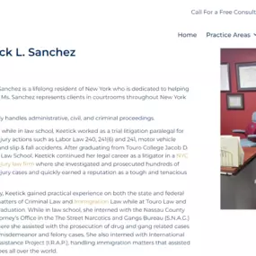 Queens personal injury lawyer from K L Sanchez Law Office, P.C.
K L Sanchez Law Office, P.C. lawyer in Queens
K L Sanchez Law Office, P.C. Queens injury attorney
K L Sanchez Law Office, P.C. Attorney for construction accident in Queens
Attorney from K L Sanchez Law Office, P.C. in Queens, NY
Queens construction accident attorney from K L Sanchez Law Office, P.C.
Personal injury lawyer from K L Sanchez Law Office, P.C.
New York personal injury attorney from K L Sanchez Law Office, P.C.
K L Sanche