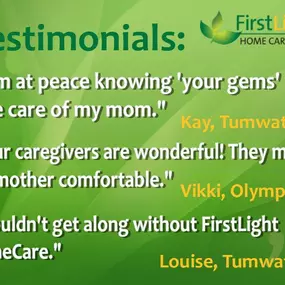 Bild von FirstLight Home Care of Olympia