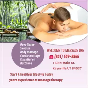 The full body massage targets all the major areas of the body that are most subject to strain and
discomfort including the neck, back, arms, legs, and feet. 
If you need an area of the body that you feel needs extra consideration, 
such as an extra sore neck or back, feel free to make your massage therapist aware and
they will be more than willing to accommodate you.