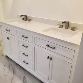 Double Bathroom Sink Installment