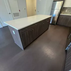 Kitchen Island And Kitchen Counter Top Installation