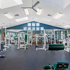 24 hour Fitness Center with free weights and cardio machines.