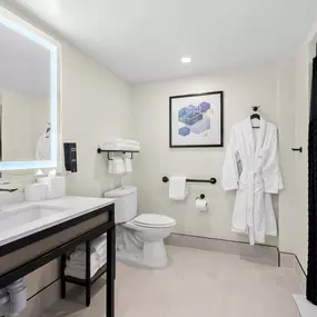 Mobility Accessible Bathroom with Roll-In-Shower