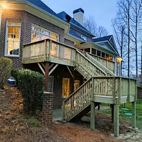 premium lumber deck transformation