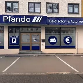 Außenansicht Pfando Filiale Kempten