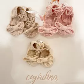 KNIT BOW SHOES