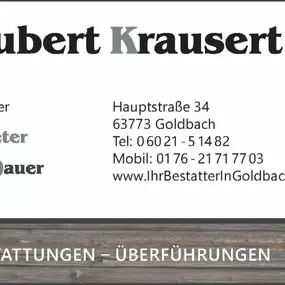 Bild von Krausert Hubert e.K. Inh. Peter Sauer Bestattungen