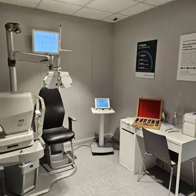 Salle d'examen de vue