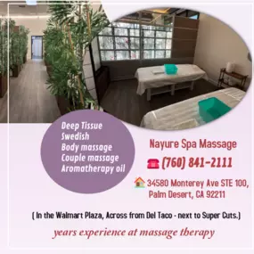 What better way to give that gift than share that gift in our inviting Couples Massage Rooms.  
It's what you've come to expect from a Massage but in a larger room, with 2 of our Signature Tables 
with 2 Therapists, one working on each of you.  Our Therapists will work on each individual person 
to accommodate their specific needs and will orchestrate your Couples experience to ensure 
you are both relaxed and rejuvenated.