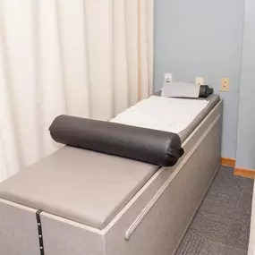 Chiropractic Treatment Table at Carey Chiropractic Bobcat Physical Therapy building in Athens OH