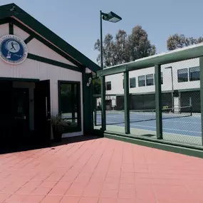 Through these doors you'll be greeted by our front desk as you go in for your workout. Join us today at LNRC!