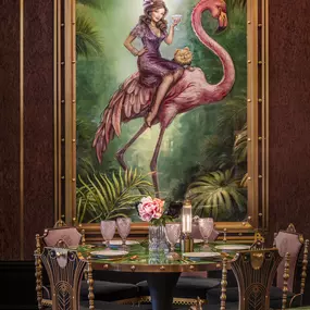 Ecletic Art throughout Pinky's By Vanderpump at Flamingo Las Vegas