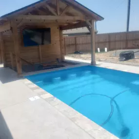 Sunken swim up bar ICF Pool Corpus Christi