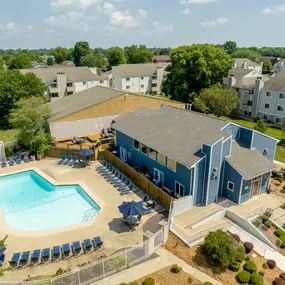 Exterior view and pool