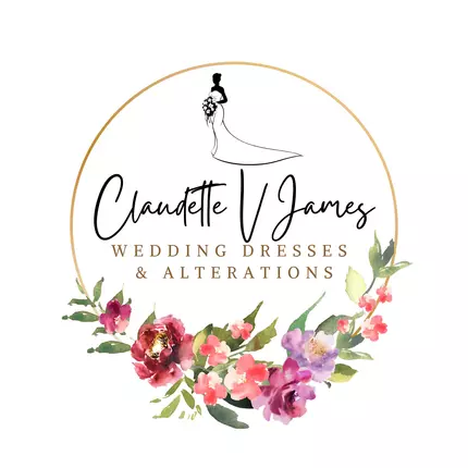 Logo from Claudette V James - Wedding Dresses & Alterations