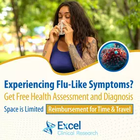 Are you experiencing flu-like symptoms? If so, call for your free examination and gain access to advanced medication. Reimbursement for Time & Travel. Space is limited.
#LasVegas #ClinicalResearchStudy #Flu #FluSymptoms