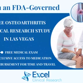 Join a Knee Osteoarthritis clinical research study in Las Vegas. Get a free medical exam and exclusive access to medication. Reimbursement for time and travel. Space is Limited.
#Osteoarthritis #KneePain #LasVegas