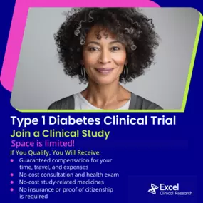 Join our Type 1 Diabetes Clinical Research Trial in Las Vegas and receive a no-cost medical exam and gain access to the latest investigational medications. Space is limited!
#Type1Diabetes #Diabetes #ClinicalResearch #Insulin