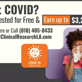 Earn up to $3,250 if you test positive for COVID-19 and join our COVID-19 treatment study in Los Angeles! Sign Up Here: https://bit.ly/3G9oyAs
#Covid19 #Covid19Treatment #CoronaVirus