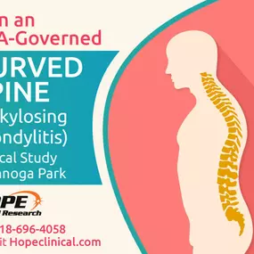 Join a curved spine (Ankylosing Spondylitis) clinical research study in Canoga Park for exclusive access to new advanced medication. Space is limited. Call now.
#CurvedSpine #ClinicalStudy #CanogaPark