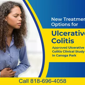 Join an Ulcerative Colitis clinical research study in Canoga Park for exclusive access to new advanced medication. Space is limited. Call now.
#UlcerativeColitis #ClinicalStudy #CanogaPark