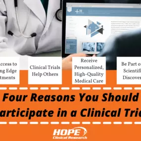 A clinical trial is an extremely important part of medical science. It is the final step in developing a new medication or treatment that can potentially save human lives. Here are four reasons you should participate in a clinical trial.