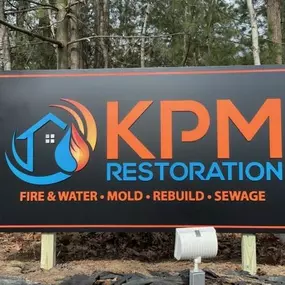 KPM Restoration Sign