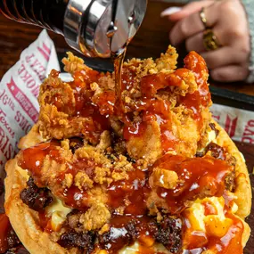 Dirty Fried Chicken Waffle