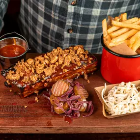 Smoked Bone-in-Pork Belly Rib