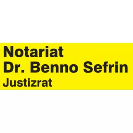 Logotyp från Benno Sefrin Notariat